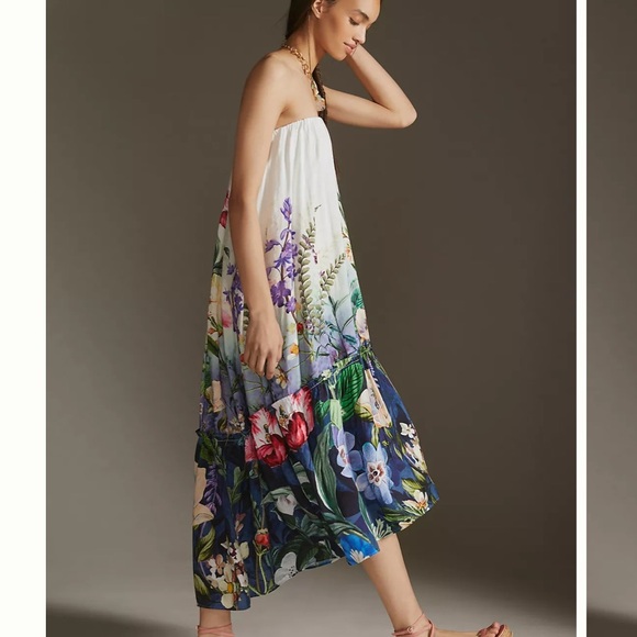 Anthropologie floral hi-low maxi Size M - Picture 7 of 7